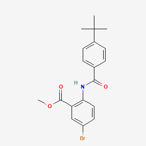 methyl 5-bromo-2-[(4-tert-butylbenzoyl)amino]benzoate