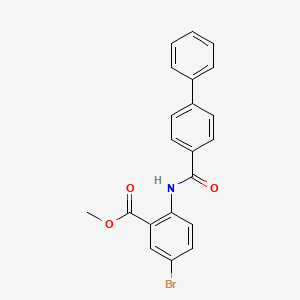 methyl 2-[(4-biphenylylcarbonyl)amino]-5-bromobenzoate