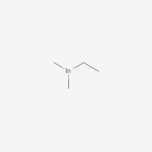 molecular formula C4H11In B034727 Ethyl(dimethyl)indigane CAS No. 102091-56-5