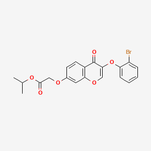 isopropyl {[3-(2-bromophenoxy)-4-oxo-4H-chromen-7-yl]oxy}acetate