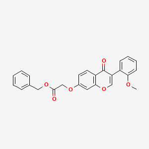 benzyl {[3-(2-methoxyphenyl)-4-oxo-4H-chromen-7-yl]oxy}acetate