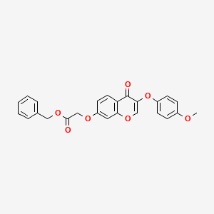 benzyl {[3-(4-methoxyphenoxy)-4-oxo-4H-chromen-7-yl]oxy}acetate