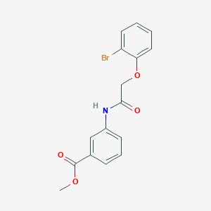 methyl 3-{[(2-bromophenoxy)acetyl]amino}benzoate