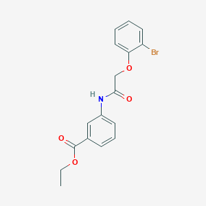 ethyl 3-{[(2-bromophenoxy)acetyl]amino}benzoate