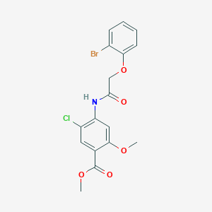 methyl 4-{[(2-bromophenoxy)acetyl]amino}-5-chloro-2-methoxybenzoate