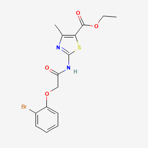 ethyl 2-{[(2-bromophenoxy)acetyl]amino}-4-methyl-1,3-thiazole-5-carboxylate