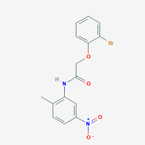 2-(2-bromophenoxy)-N-(2-methyl-5-nitrophenyl)acetamide