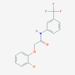 2-(2-bromophenoxy)-N-[3-(trifluoromethyl)phenyl]acetamide