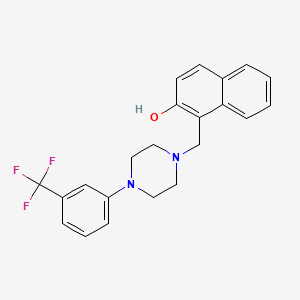 1-({4-[3-(trifluoromethyl)phenyl]-1-piperazinyl}methyl)-2-naphthol