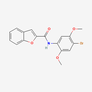 N-(4-bromo-2,5-dimethoxyphenyl)-1-benzofuran-2-carboxamide