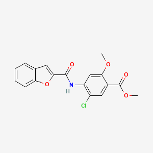 METHYL 4-(1-BENZOFURAN-2-AMIDO)-5-CHLORO-2-METHOXYBENZOATE