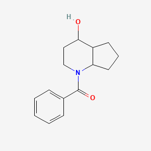 molecular formula C15H19NO2 B3473072 1-benzoyloctahydro-1H-cyclopenta[b]pyridin-4-ol 