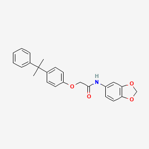 N-(2H-1,3-benzodioxol-5-yl)-2-[4-(2-phenylpropan-2-yl)phenoxy]acetamide