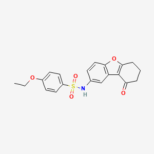 4-ethoxy-N-(9-oxo-6,7,8,9-tetrahydrodibenzo[b,d]furan-2-yl)benzenesulfonamide