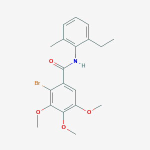 2-bromo-N-(2-ethyl-6-methylphenyl)-3,4,5-trimethoxybenzamide