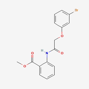 methyl 2-{[(3-bromophenoxy)acetyl]amino}benzoate