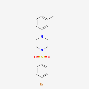 1-(4-bromophenyl)sulfonyl-4-(3,4-dimethylphenyl)piperazine