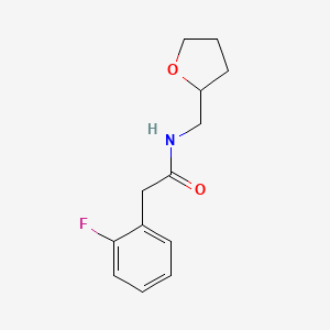 2-(2-FLUOROPHENYL)-N-[(OXOLAN-2-YL)METHYL]ACETAMIDE