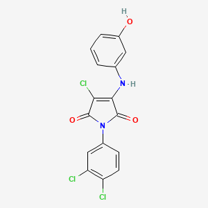 molecular formula C16H9Cl3N2O3 B3473576 MFCD02356922 