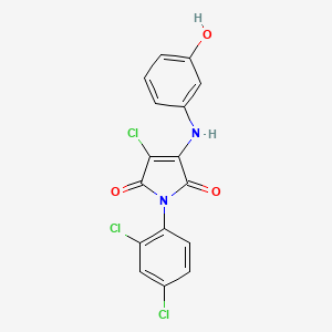 molecular formula C16H9Cl3N2O3 B3473577 MFCD02356923 