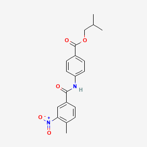 isobutyl 4-[(4-methyl-3-nitrobenzoyl)amino]benzoate