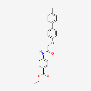 ethyl 4-({[(4'-methyl-4-biphenylyl)oxy]acetyl}amino)benzoate