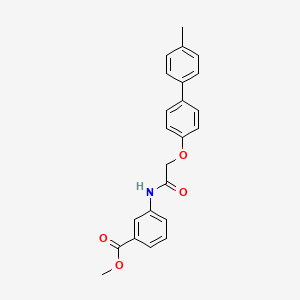 methyl 3-({[(4'-methyl-4-biphenylyl)oxy]acetyl}amino)benzoate