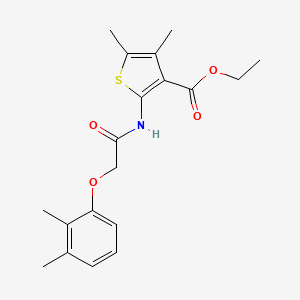 ETHYL 2-[2-(2,3-DIMETHYLPHENOXY)ACETAMIDO]-4,5-DIMETHYLTHIOPHENE-3-CARBOXYLATE