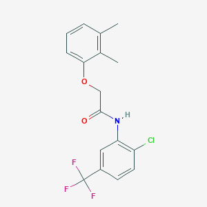 N-[2-chloro-5-(trifluoromethyl)phenyl]-2-(2,3-dimethylphenoxy)acetamide