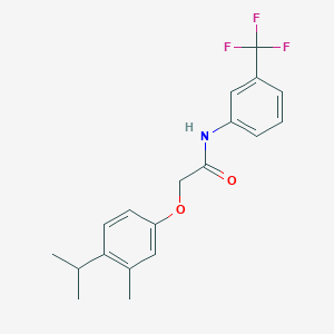 2-(4-isopropyl-3-methylphenoxy)-N-[3-(trifluoromethyl)phenyl]acetamide