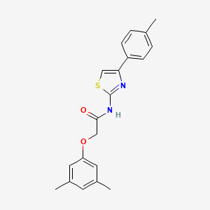 2-(3,5-dimethylphenoxy)-N-[4-(4-methylphenyl)-1,3-thiazol-2-yl]acetamide