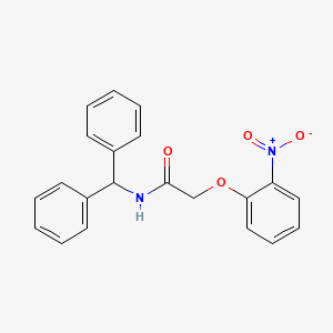 N-benzhydryl-2-(2-nitrophenoxy)acetamide