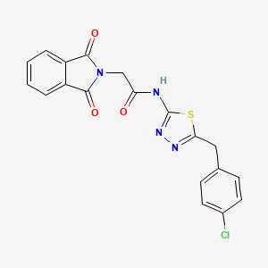 N-[5-(4-chlorobenzyl)-1,3,4-thiadiazol-2-yl]-2-(1,3-dioxo-1,3-dihydro-2H-isoindol-2-yl)acetamide