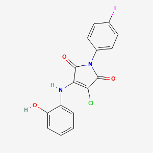 molecular formula C16H10ClIN2O3 B3474555 MFCD02367203 