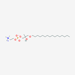 B034747 (3-Hexadecoxy-2-hydroxy-2-methylpropyl) 2-(trimethylazaniumyl)ethyl phosphate CAS No. 107560-67-8