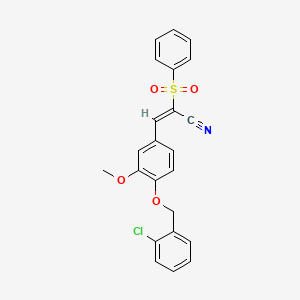 molecular formula C23H18ClNO4S B3474763 MFCD04228422 