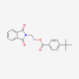 2-(1,3-dioxo-1,3-dihydro-2H-isoindol-2-yl)ethyl 4-tert-butylbenzoate