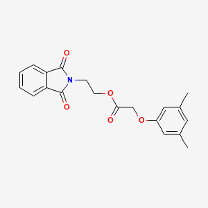 2-(1,3-dioxo-1,3-dihydro-2H-isoindol-2-yl)ethyl (3,5-dimethylphenoxy)acetate