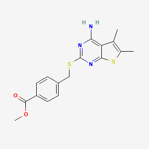 molecular formula C17H17N3O2S2 B3474901 MFCD02329918 