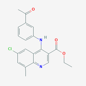 molecular formula C21H19ClN2O3 B3474908 MFCD02363655 