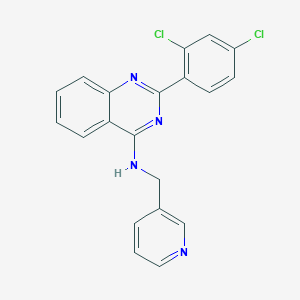 molecular formula C20H14Cl2N4 B3474927 MFCD02363858 