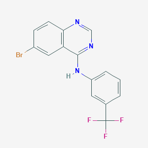 6-bromo-N-[3-(trifluoromethyl)phenyl]-4-quinazolinamine