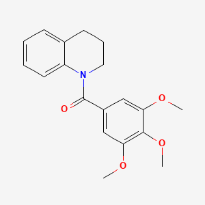 Quinoline, 1,2,3,4-tetrahydro-N-(3,4,5-trimethoxybenzoyl)-