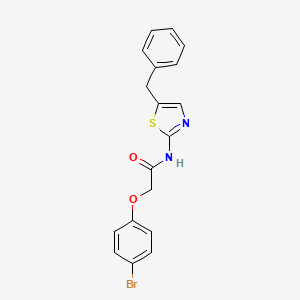 N-(5-benzyl-1,3-thiazol-2-yl)-2-(4-bromophenoxy)acetamide