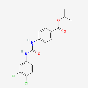 isopropyl 4-({[(3,4-dichlorophenyl)amino]carbonyl}amino)benzoate