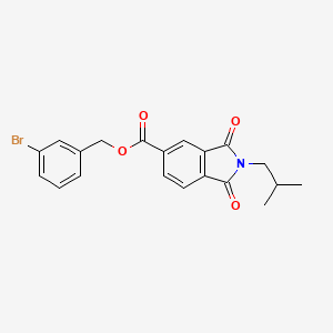 3-bromobenzyl 2-isobutyl-1,3-dioxo-5-isoindolinecarboxylate