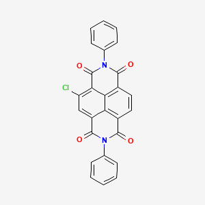 molecular formula C26H13ClN2O4 B3475513 4-chloro-2,7-diphenylbenzo[lmn]-3,8-phenanthroline-1,3,6,8(2H,7H)-tetrone 