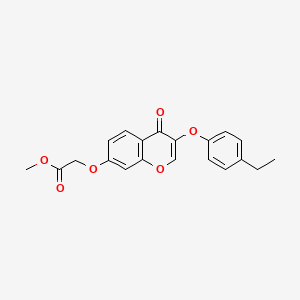 methyl {[3-(4-ethylphenoxy)-4-oxo-4H-chromen-7-yl]oxy}acetate