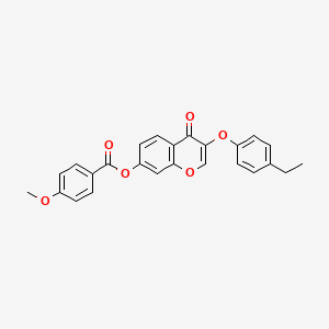 3-(4-ethylphenoxy)-4-oxo-4H-chromen-7-yl 4-methoxybenzoate