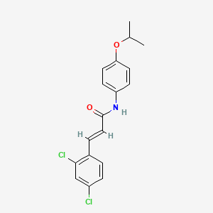 3-(2,4-dichlorophenyl)-N-(4-isopropoxyphenyl)acrylamide